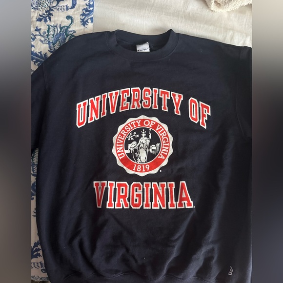 UVA navy crewneck sweatshirt - Picture 2 of 3